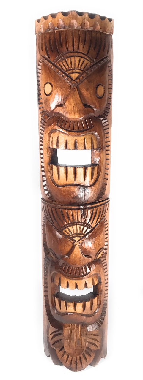 Love/Ocean Tiki Mask 40" - Antique Finish | #dpt5405100 Love/Ocean Tiki Mask 40" - Antique Finish | #dpt5405100